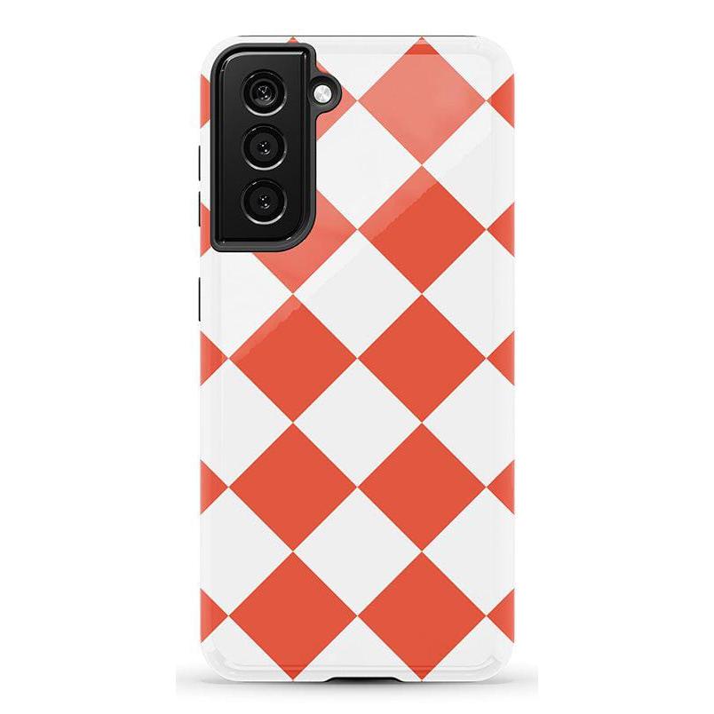 Red Checkerboard | High Contrast Design Case