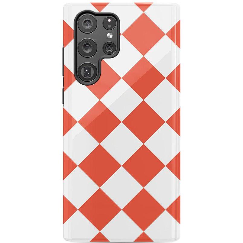 Red Checkerboard | High Contrast Design Case