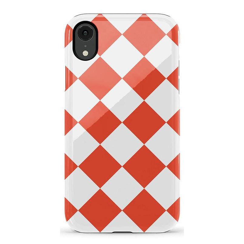 Red Checkerboard | High Contrast Design Case