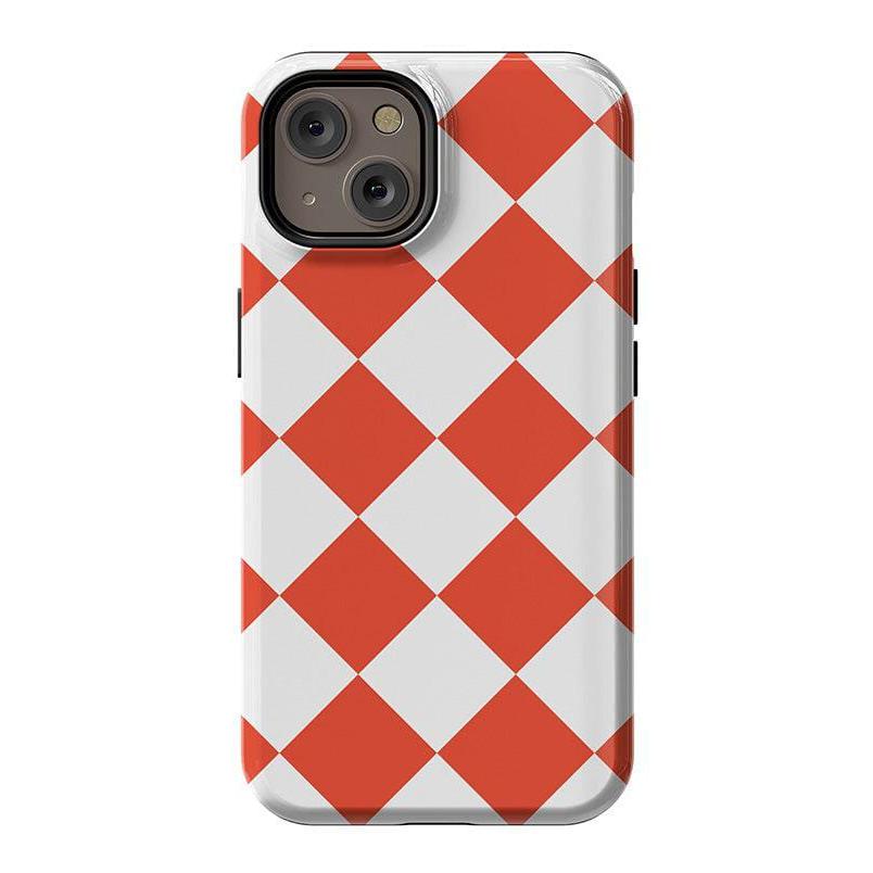 Red Checkerboard | High Contrast Design Case