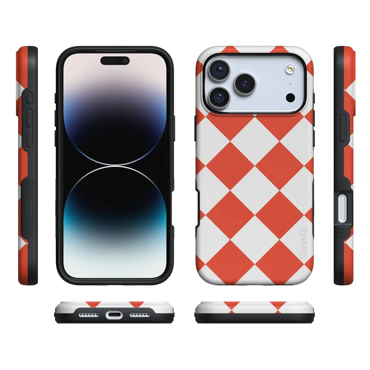 Red Checkerboard | High Contrast Design Case