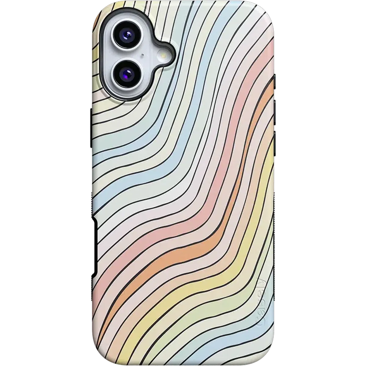 Ride The Wave | Pastel Rainbow Lined Case