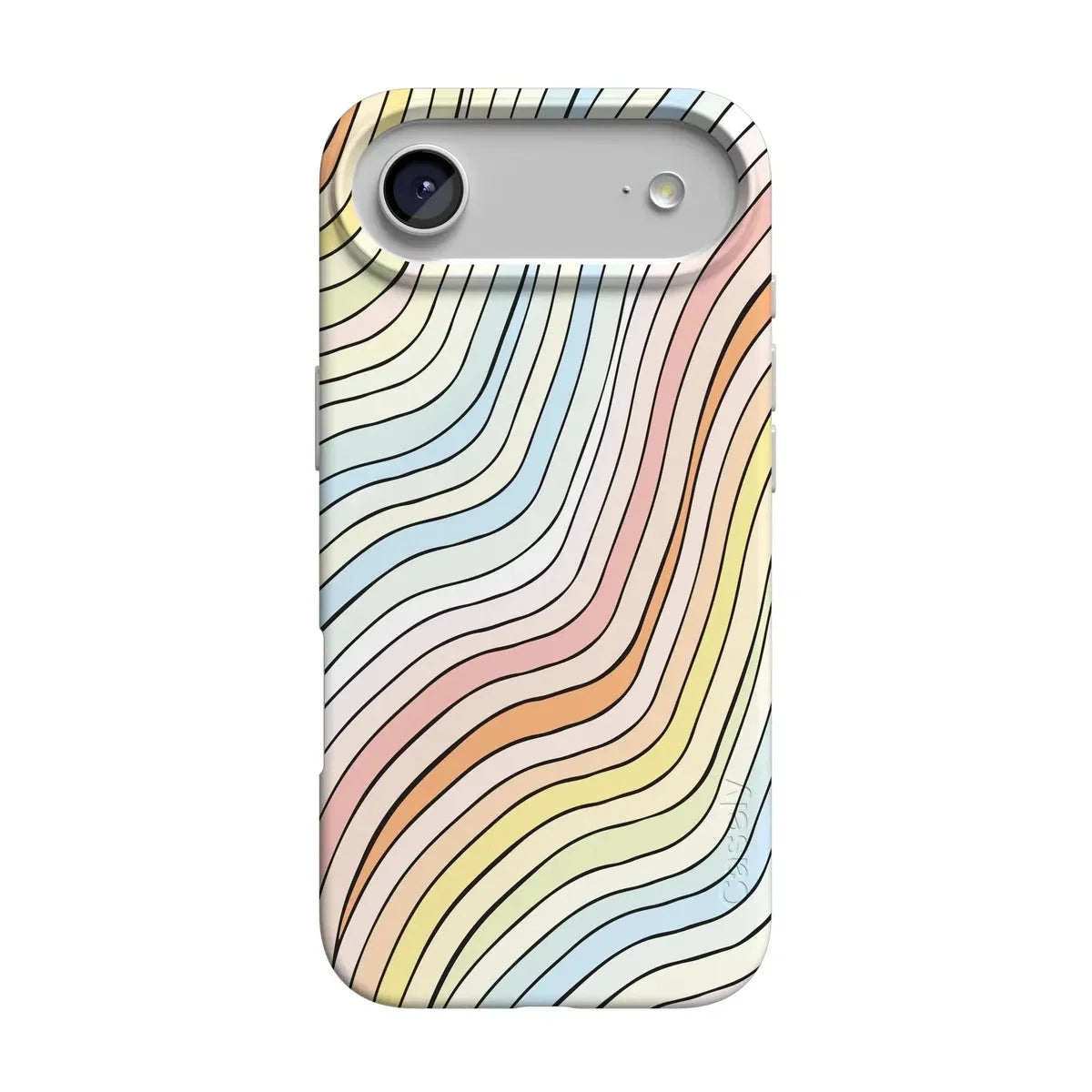 Ride The Wave | Pastel Rainbow Lined Case