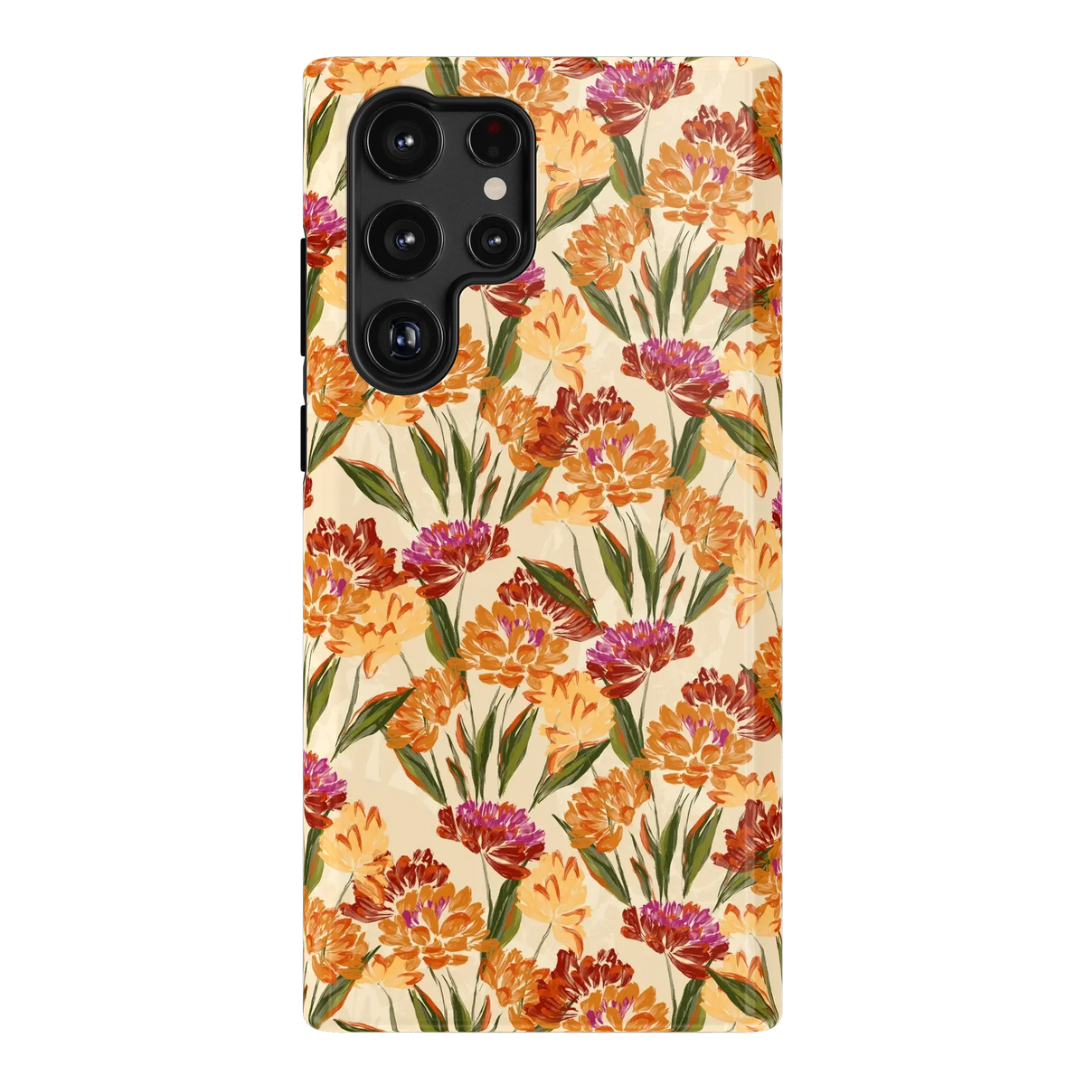Cottage Blooms | Orange Hydrangeas Case