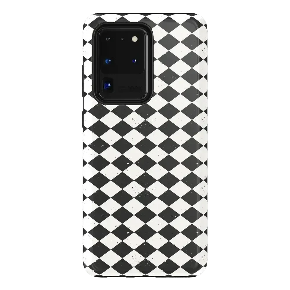 Salem's Hex | Black & White Checkered Case
