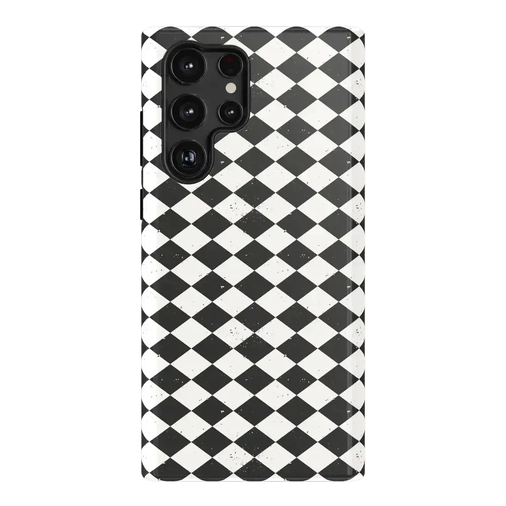 Salem's Hex | Black & White Checkered Case