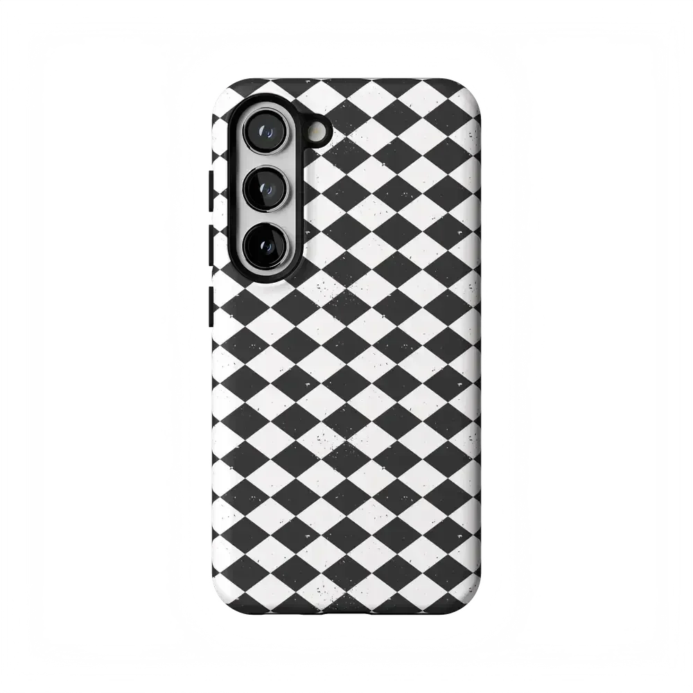 Salem's Hex | Black & White Checkered Case