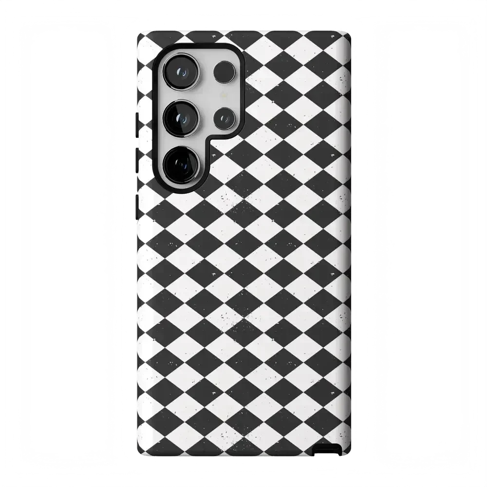 Salem's Hex | Black & White Checkered Case