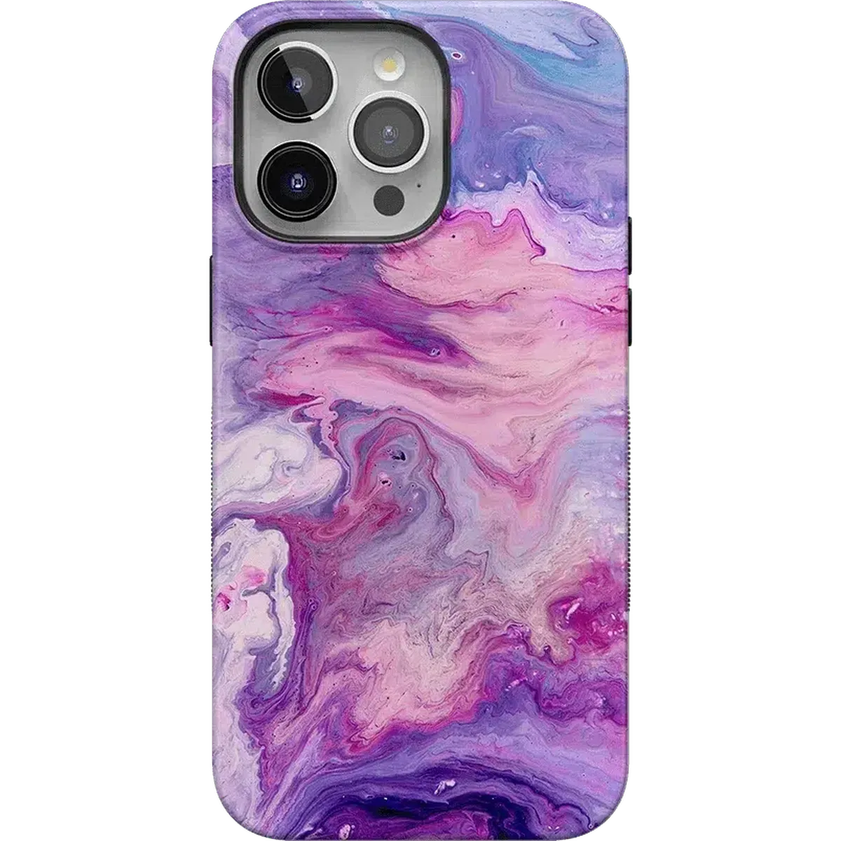 Tie Dying Over You | Purple Marble iPhone Case