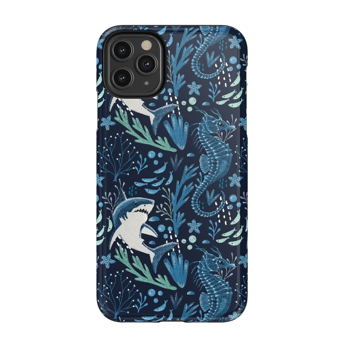 Midnight Reef | Shark Print Case