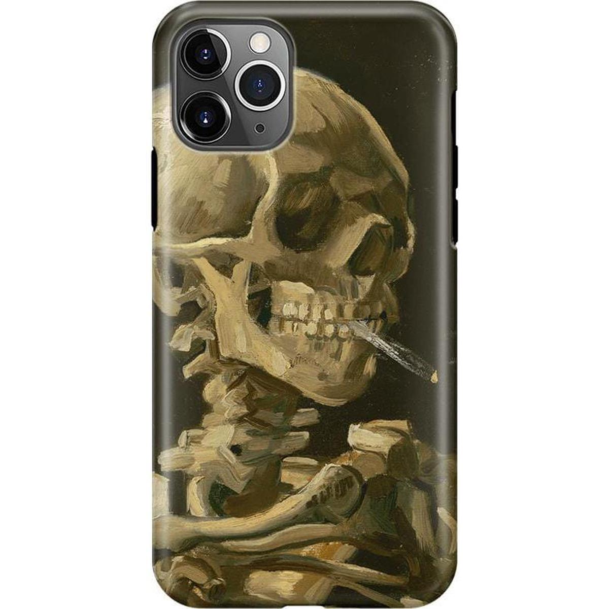 Van Gogh | Head of a Skeleton with a Burning Cigarette Phone Case