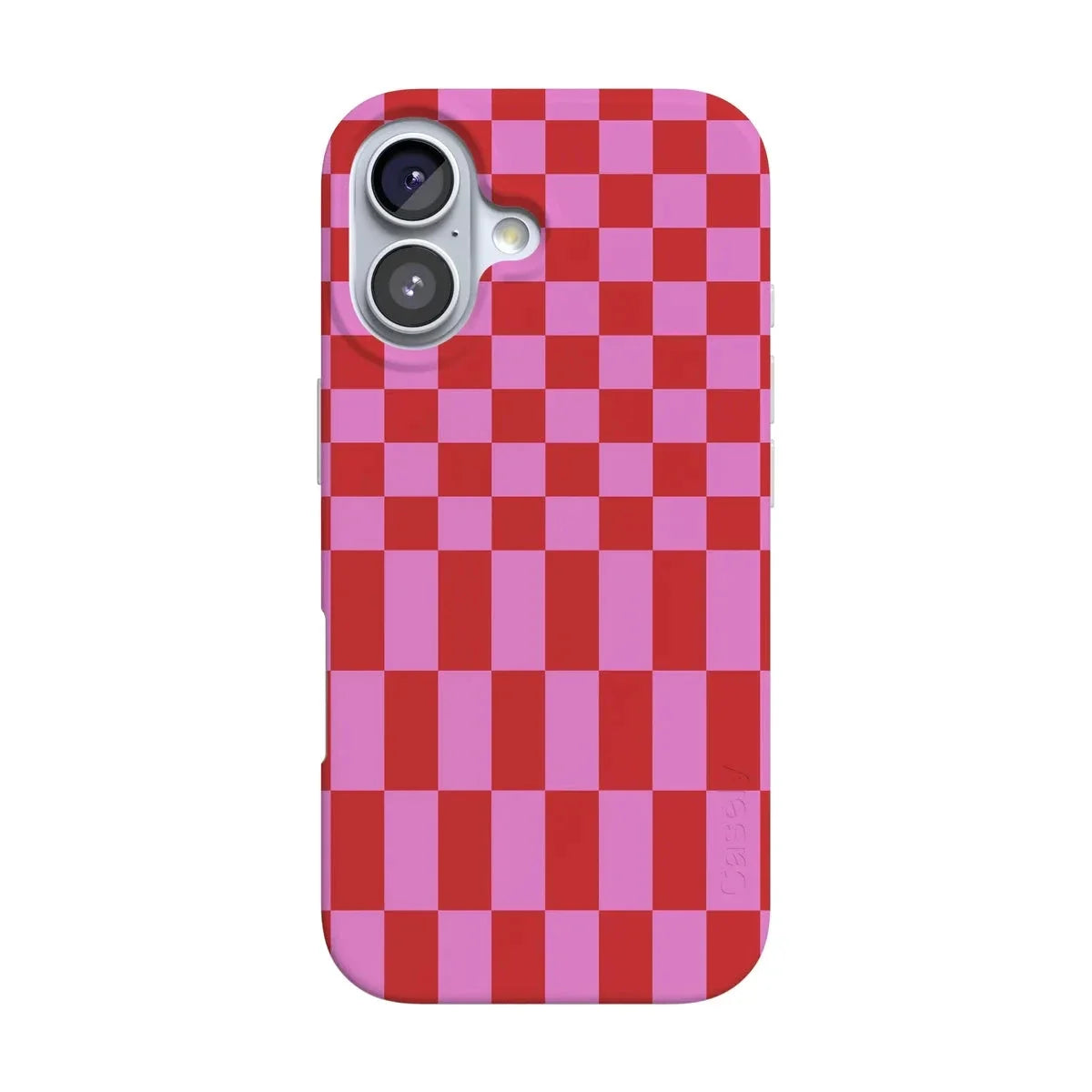 Vibe Check | Pink Checkerboard Case