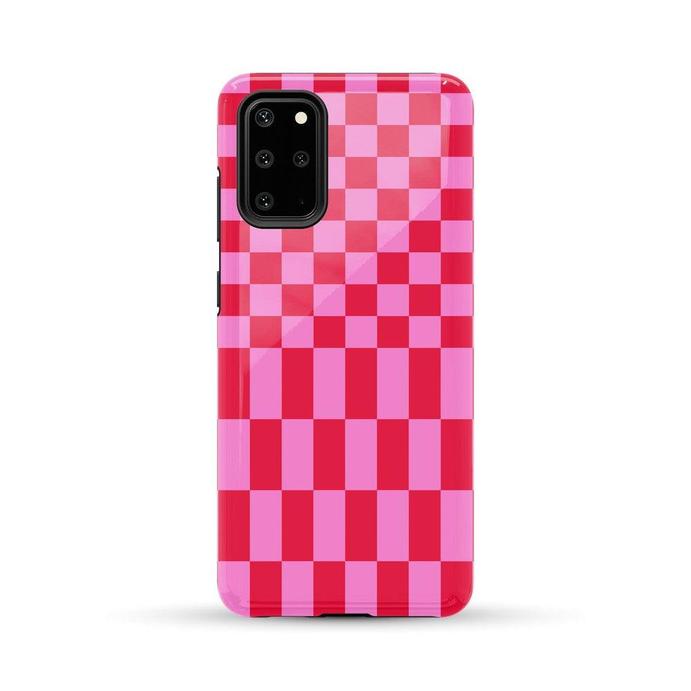 Vibe Check | Pink Checkerboard Case