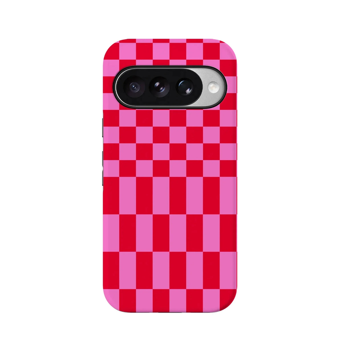 Vibe Check | Pink Checkerboard Case