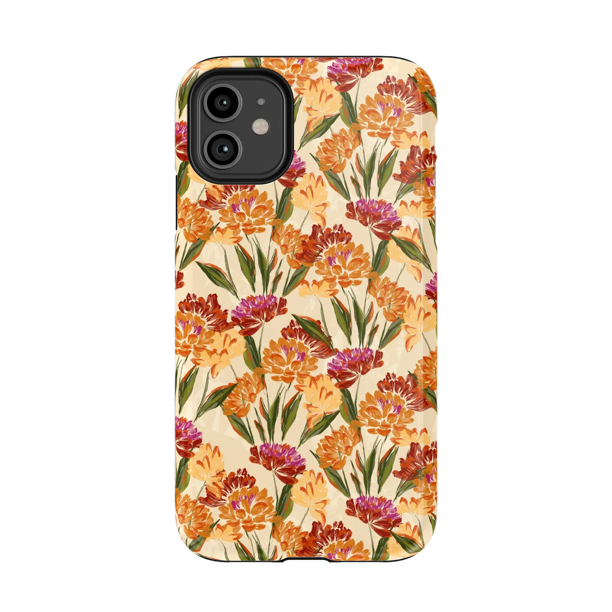 Cottage Blooms | Orange Hydrangeas Case