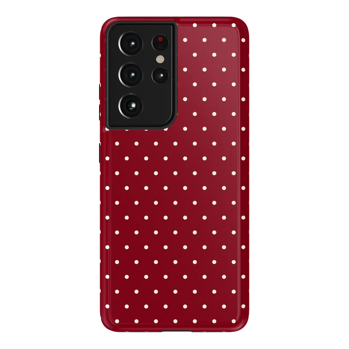On the Dot | Maroon Polka Dot Case