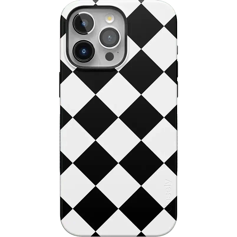 Black Checkerboard | High Contrast Design Case
