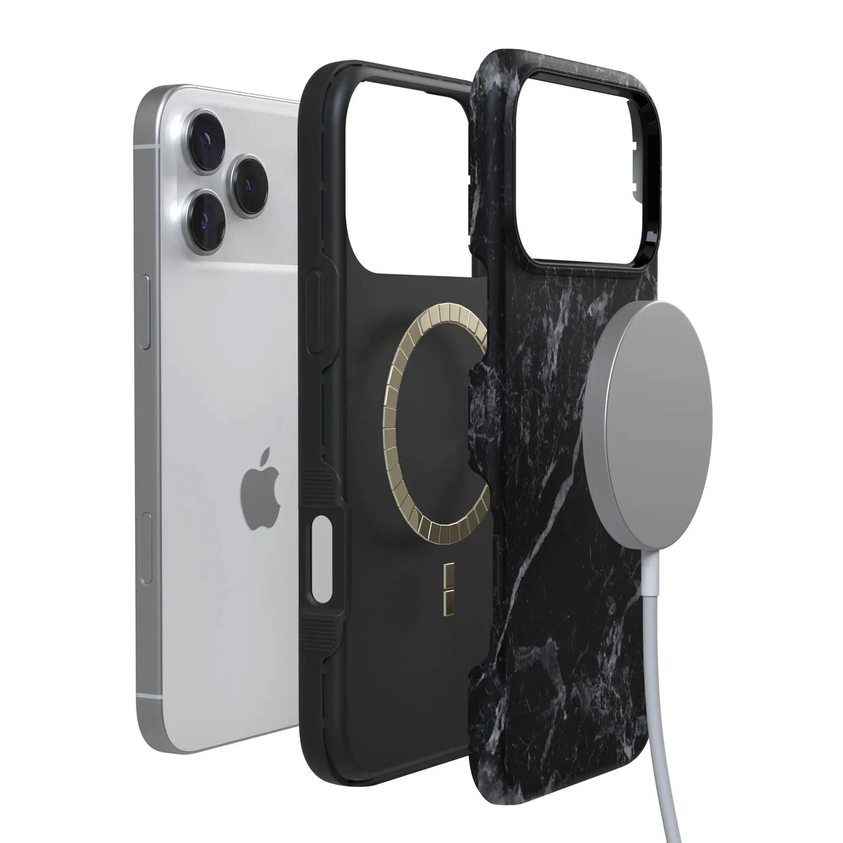Black Pearl | Classic Black Marble Case