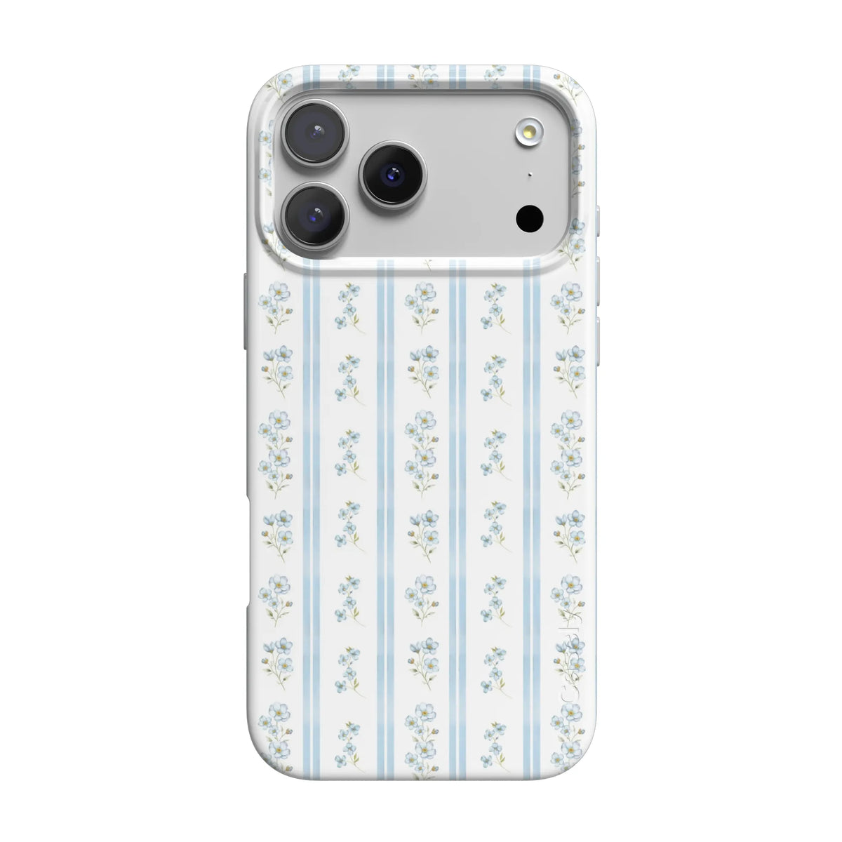 Cottage Stripe | Blue Floral Case