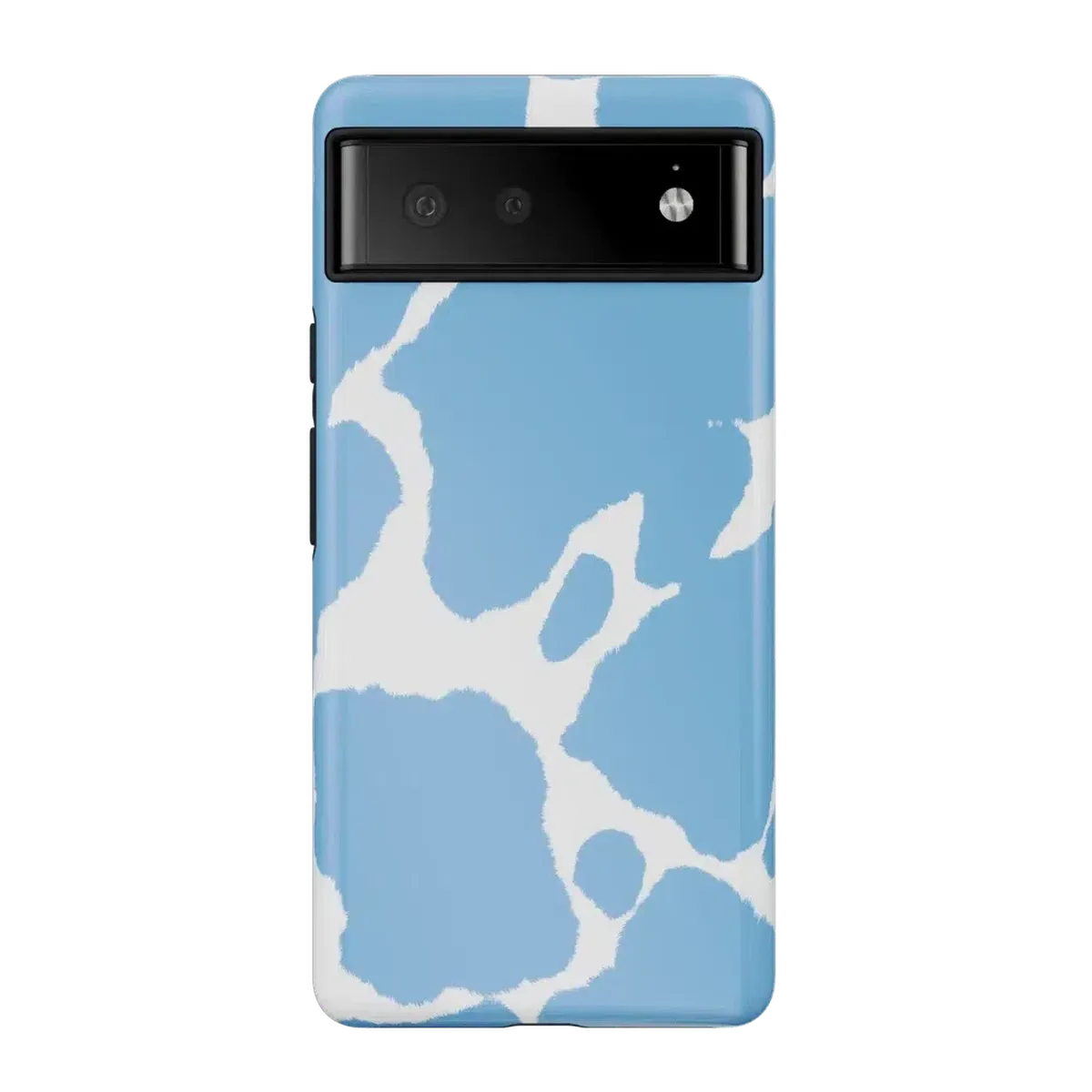 Current MOOd | Light Blue Cow Print Google Pixel Case