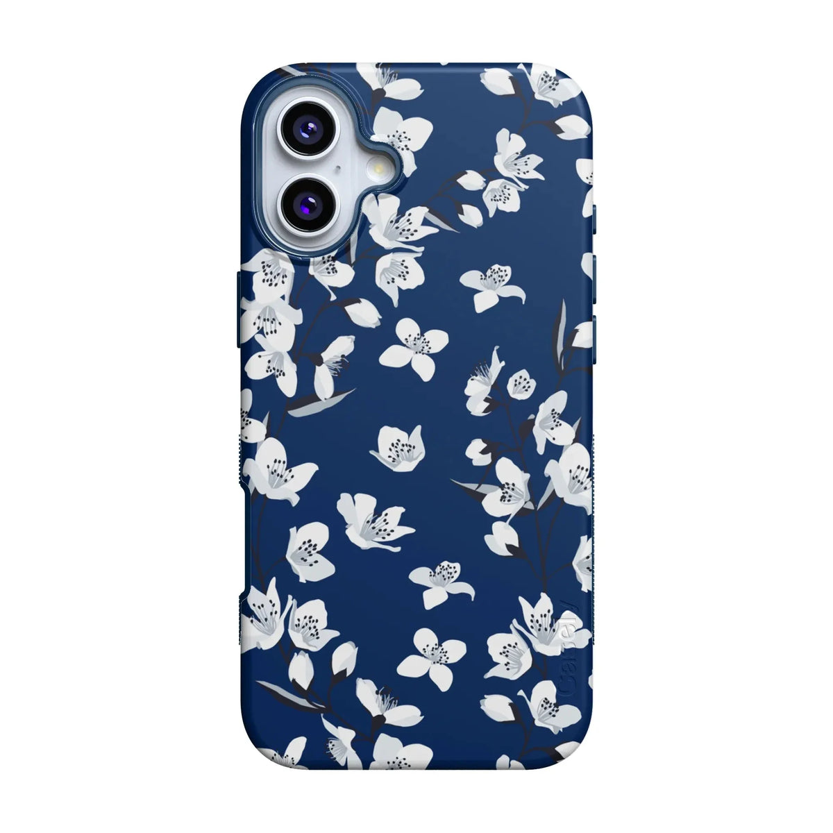 Floral Forest | Navy Cherry Blossom Floral Case