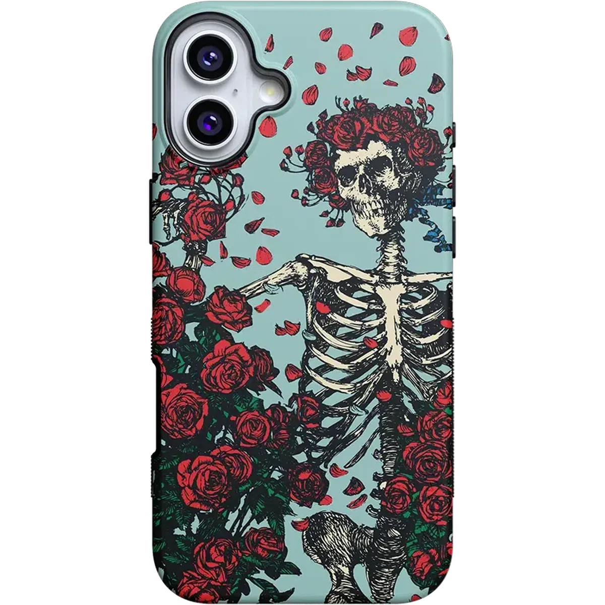 Forever Grateful | Grateful Dead Skeleton Floral Case