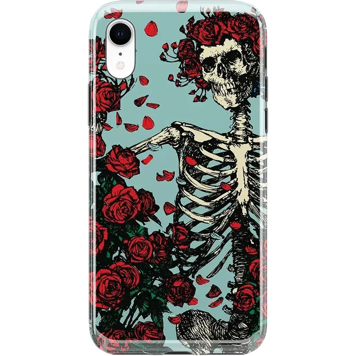 Forever Grateful | Grateful Dead Skeleton Floral Case
