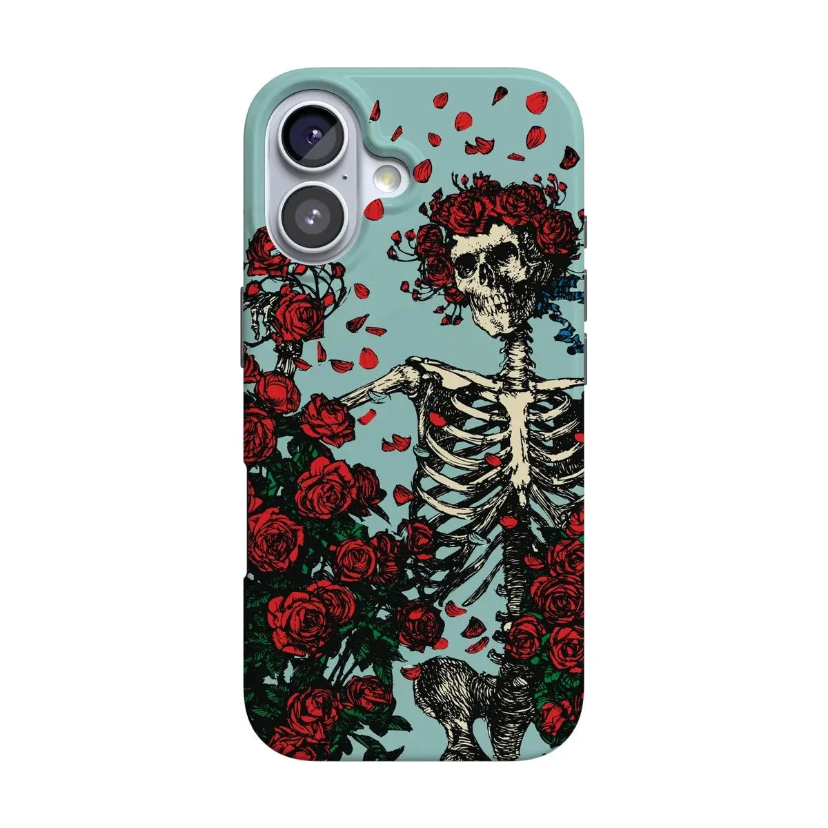 Forever Grateful | Grateful Dead Skeleton Floral Case