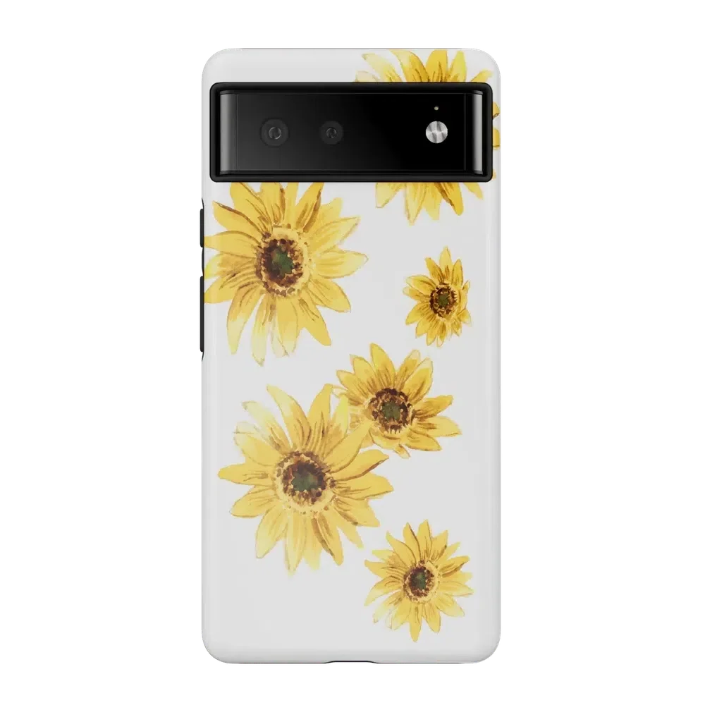 Golden Garden | Yellow Sunflower Floral Google Pixel Case
