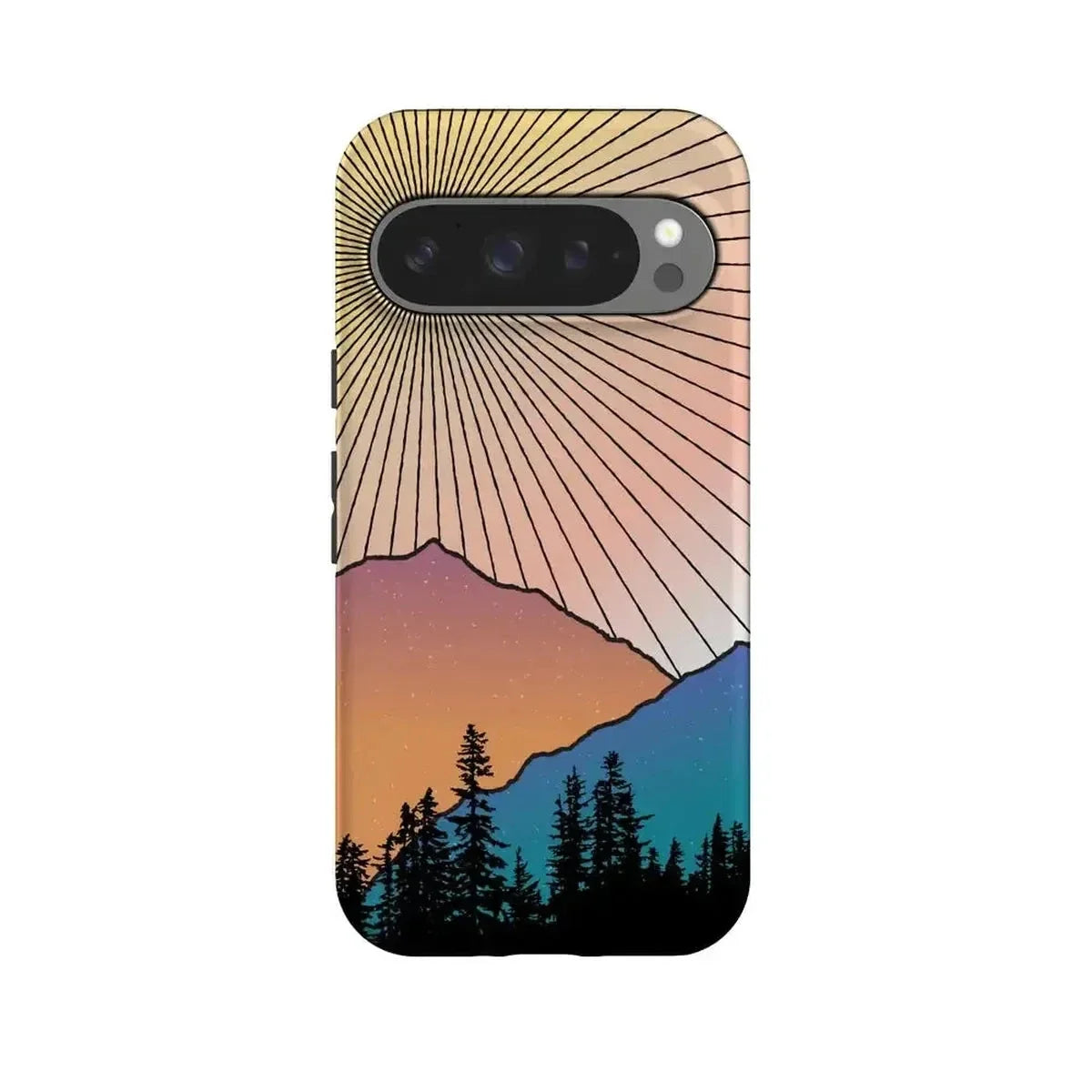 Golden Hour | Mountain Sunset Google Pixel Case