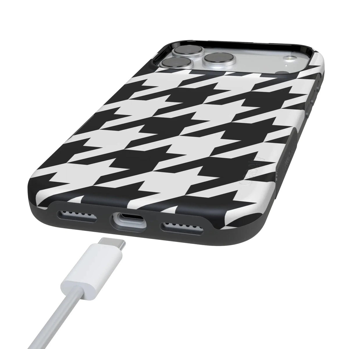 Houndstooth | High Contrast Design Case