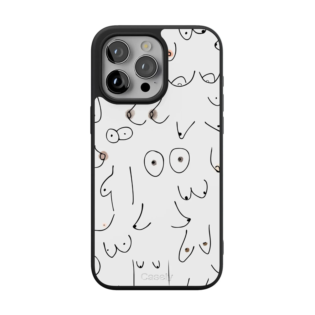 I'm With Her | Black & White Boobs Case