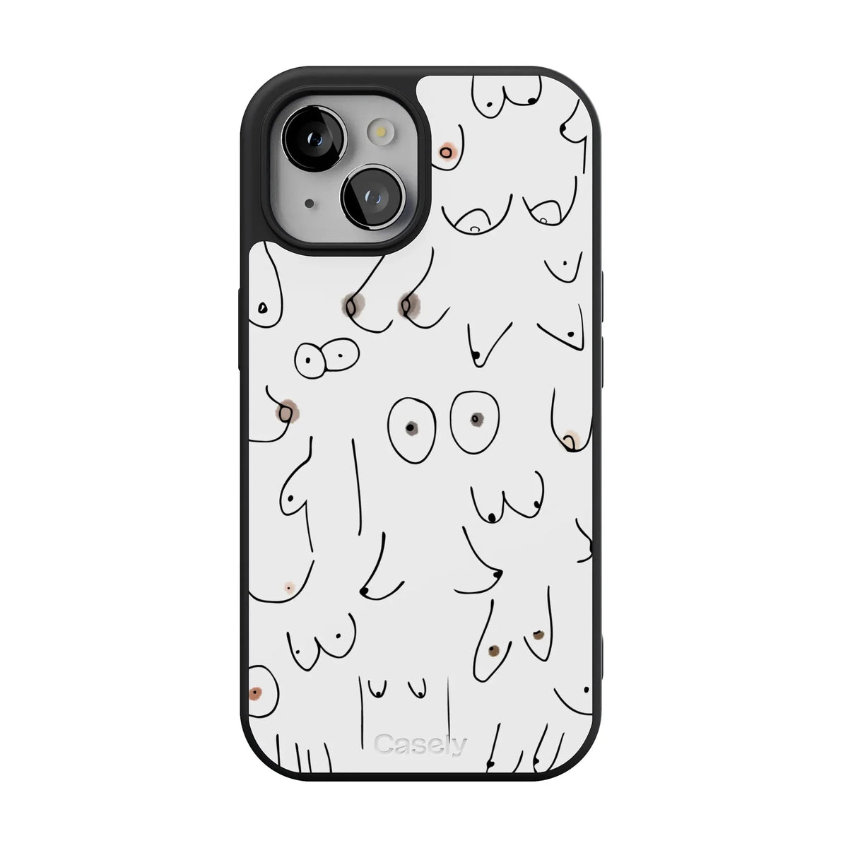 I'm With Her | Black & White Boobs Case