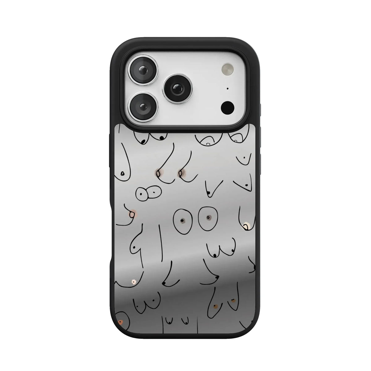 I'm With Her | Black & White Boobs Case