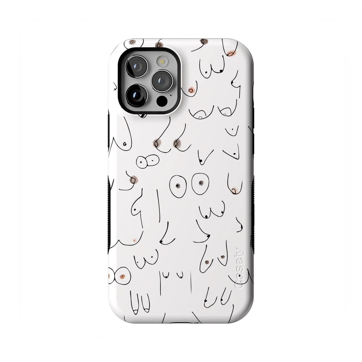 I'm With Her | Black & White Boobs Case