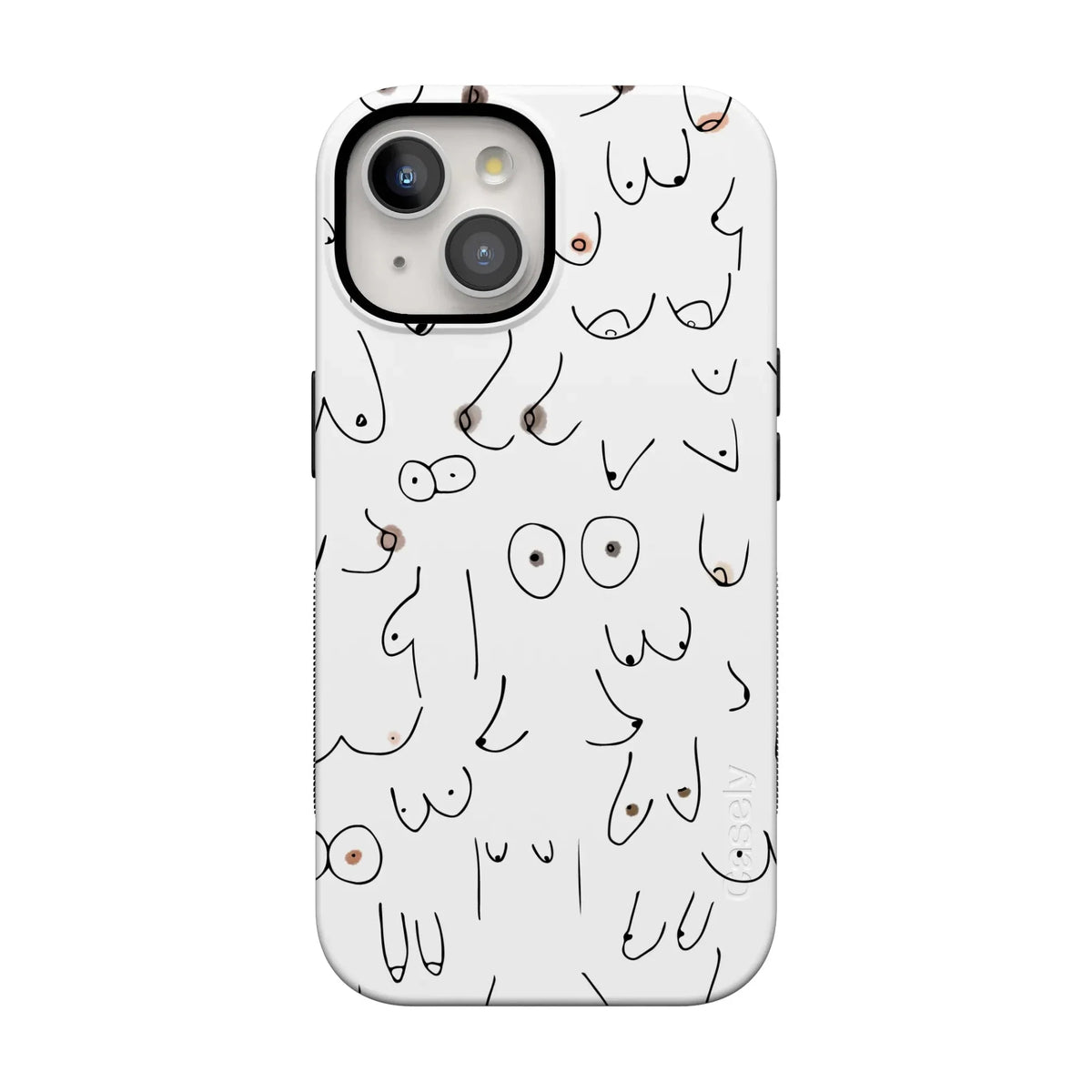 I'm With Her | Black & White Boobs Case