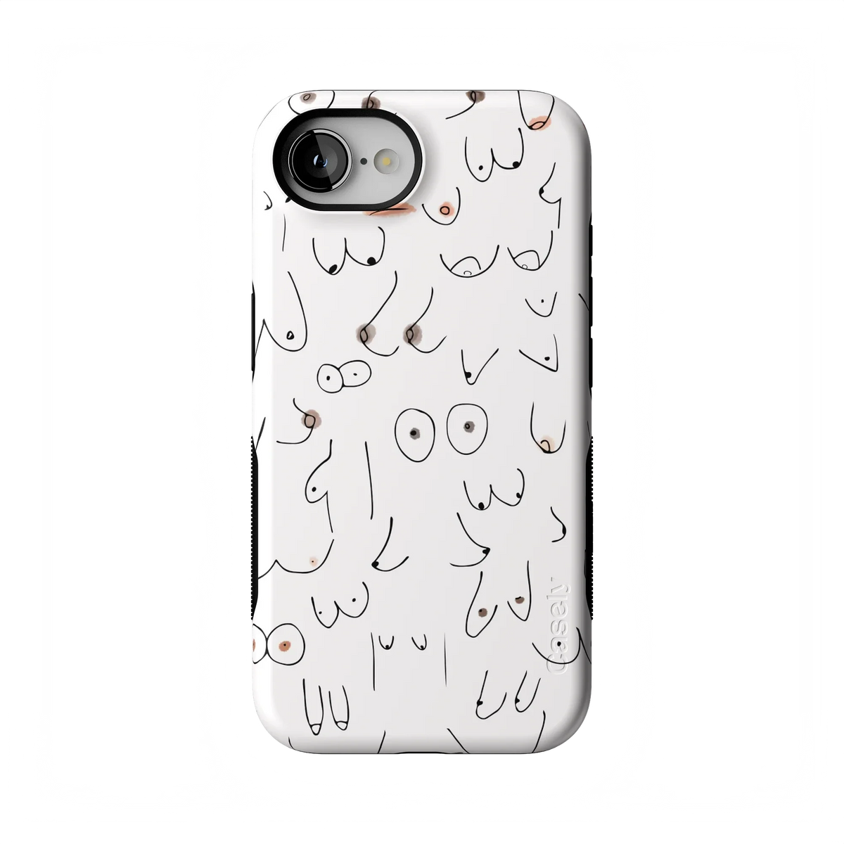 I'm With Her | Black & White Boobs Case
