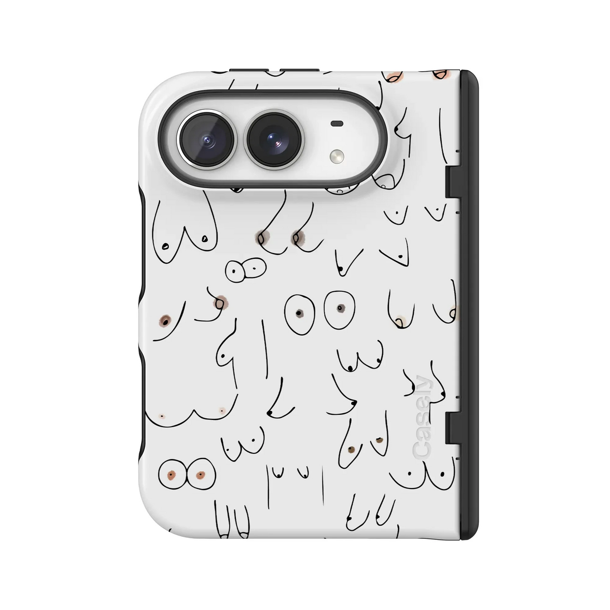 I'm With Her | Black & White Boobs Case
