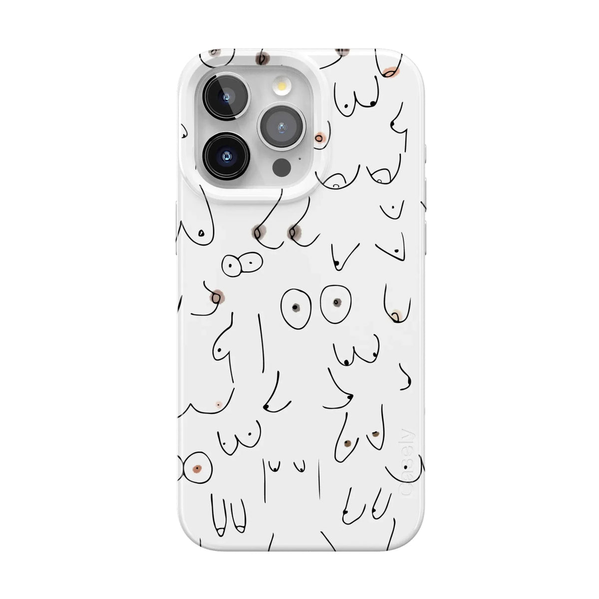 I'm With Her | Black & White Boobs Case
