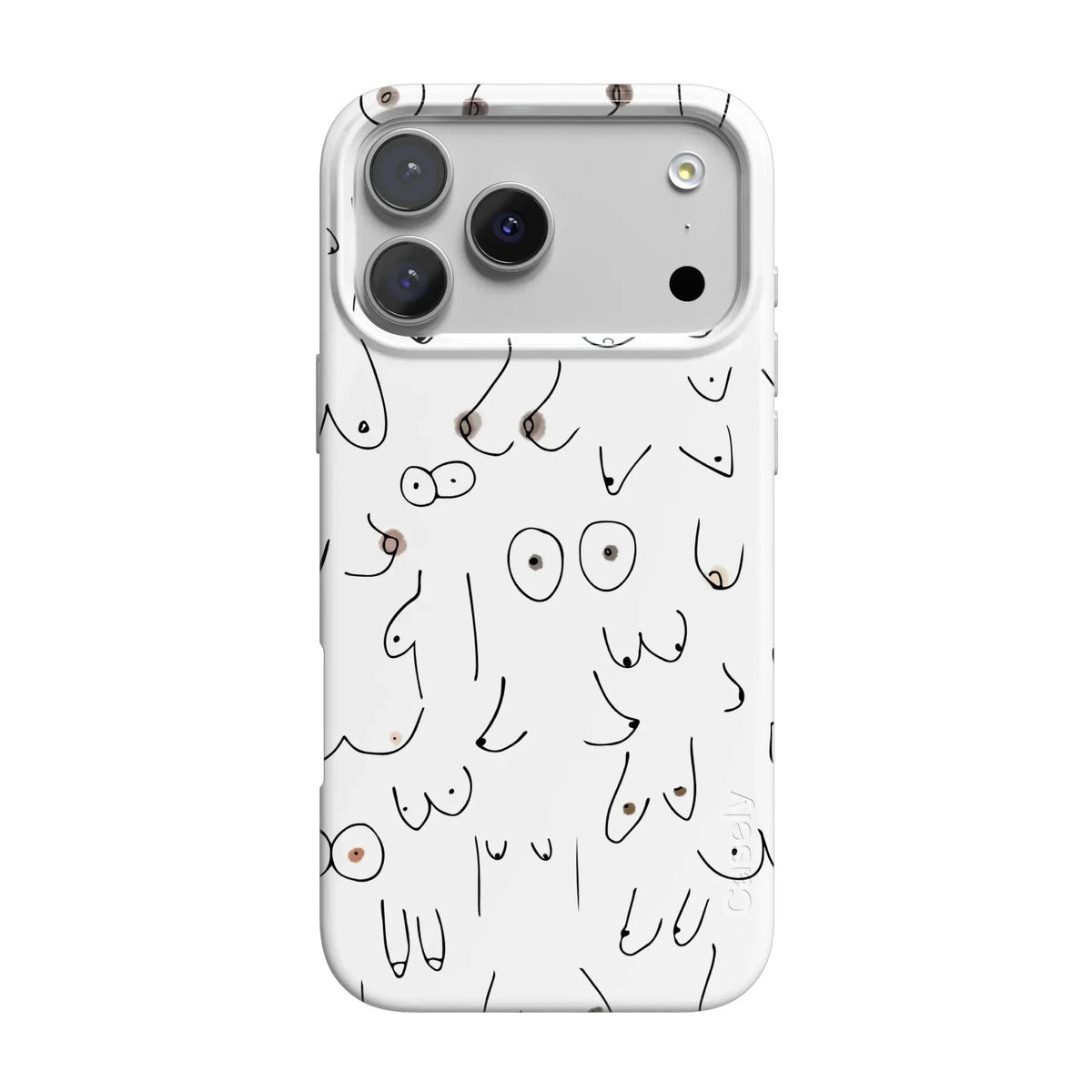 I'm With Her | Black & White Boobs Case