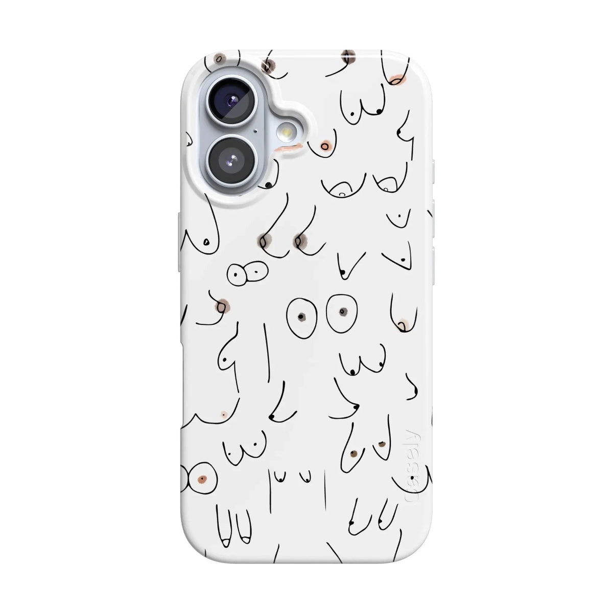 I'm With Her | Black & White Boobs Case