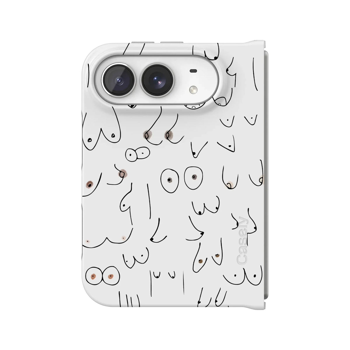 I'm With Her | Black & White Boobs Case