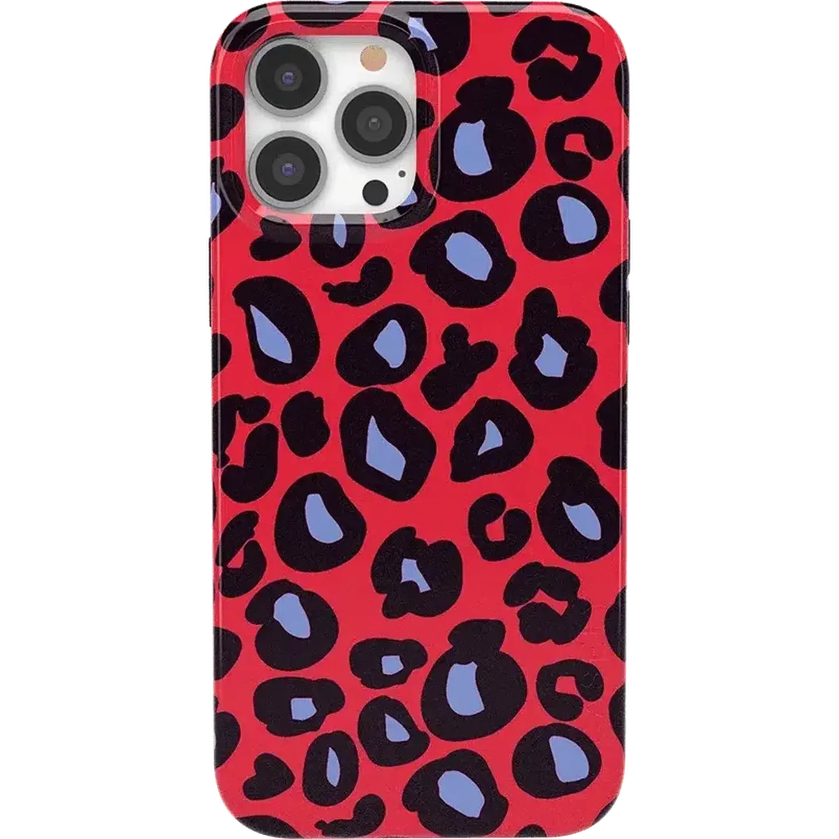 Into the Wild | Red & Blue Leopard Print Case