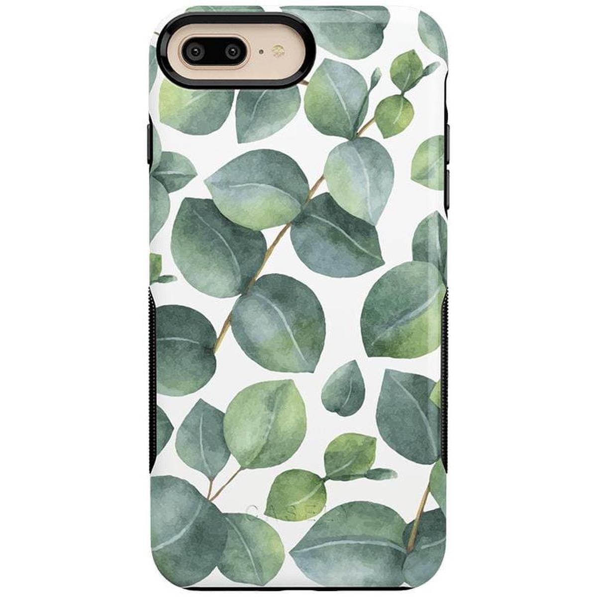 Leaf Me Alone | Green Floral Print Case
