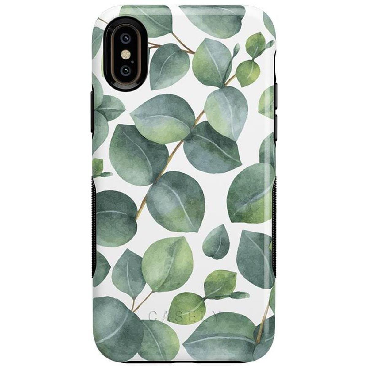 Leaf Me Alone | Green Floral Print Case