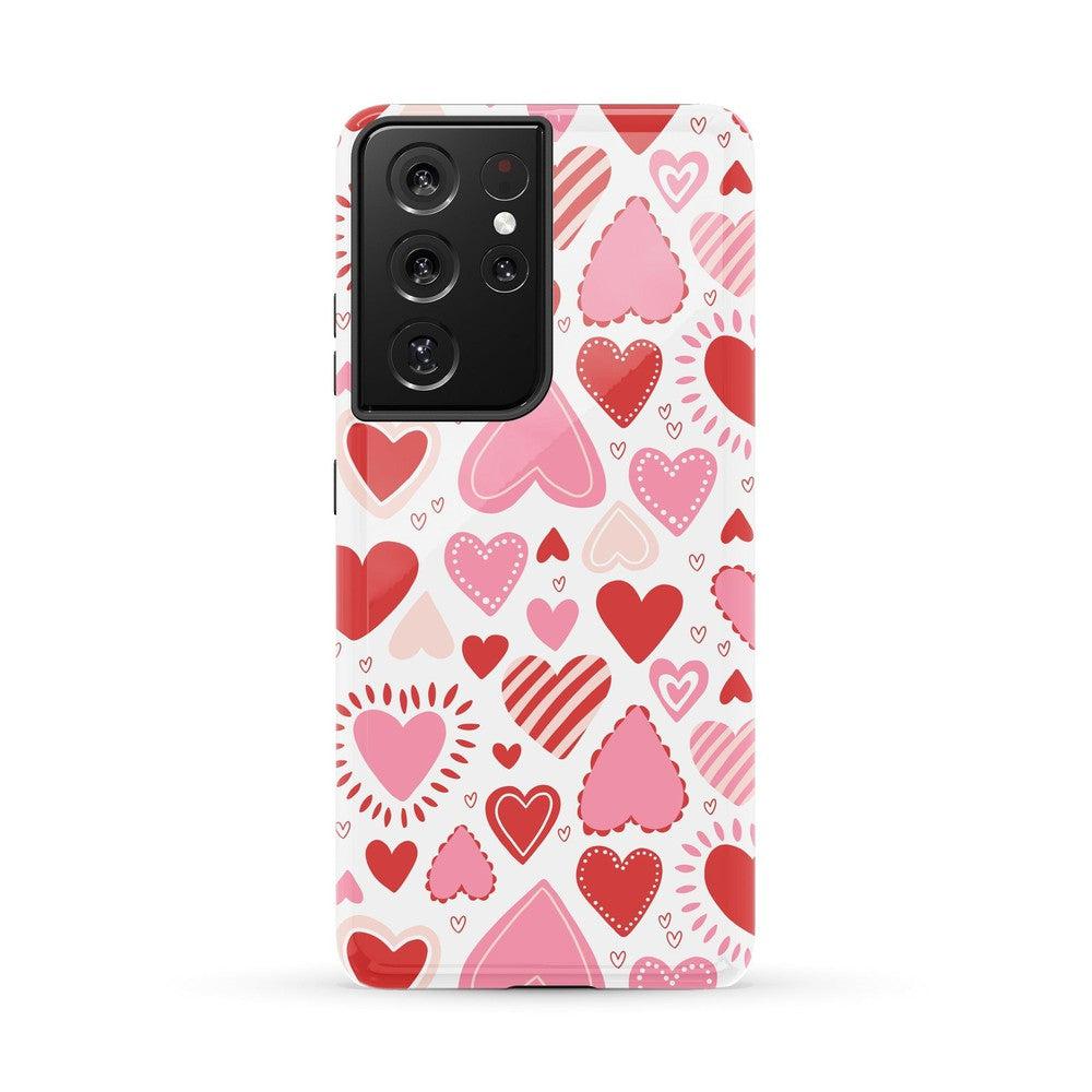 Love Struck | Heart Stickers Case