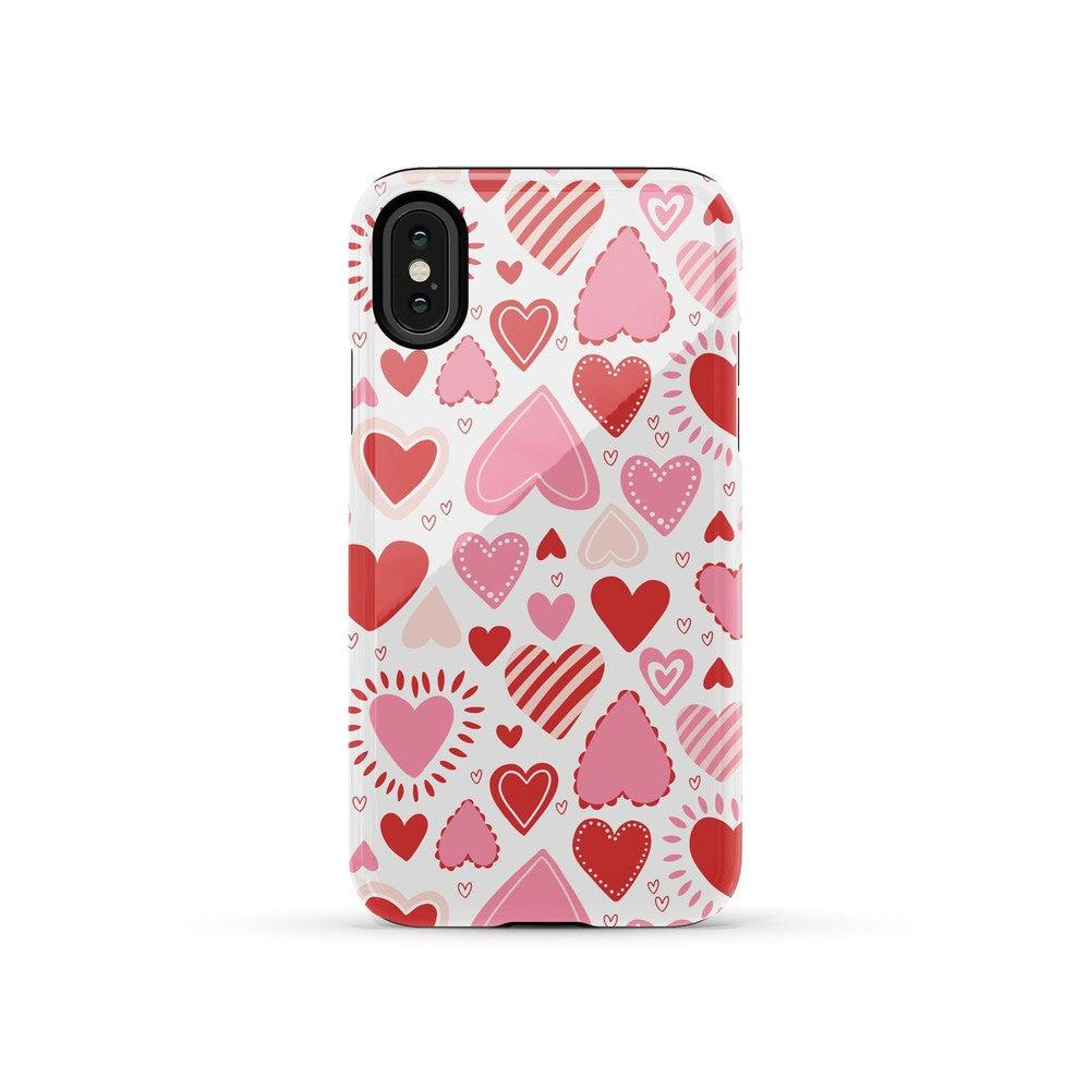 Love Struck | Heart Stickers Case