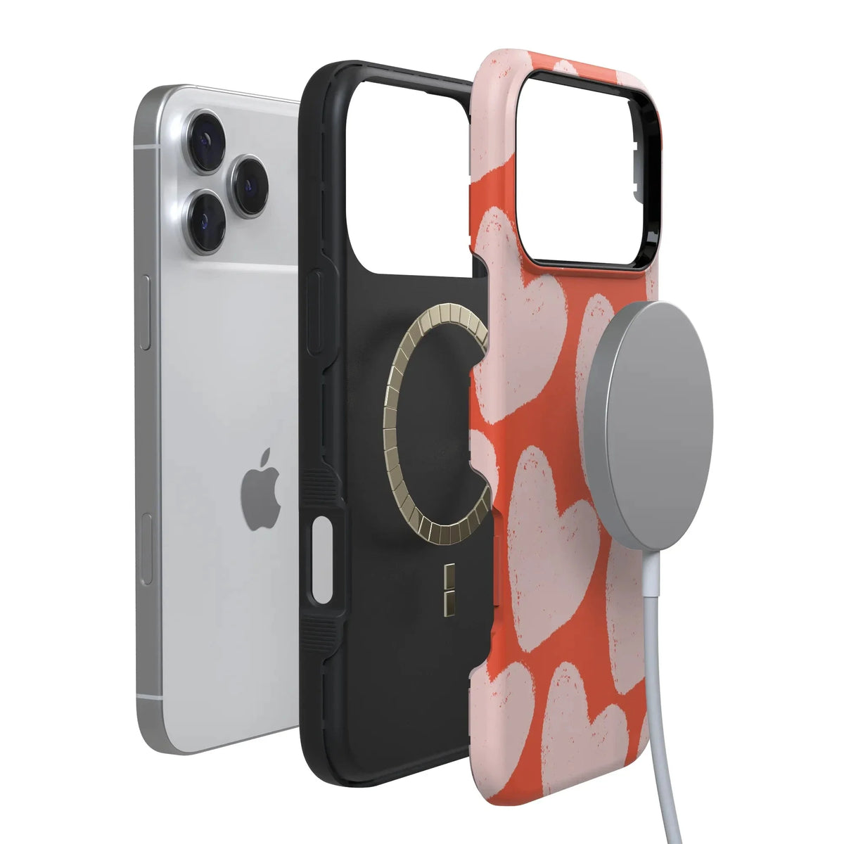 Love You More | Heart Doodle Case