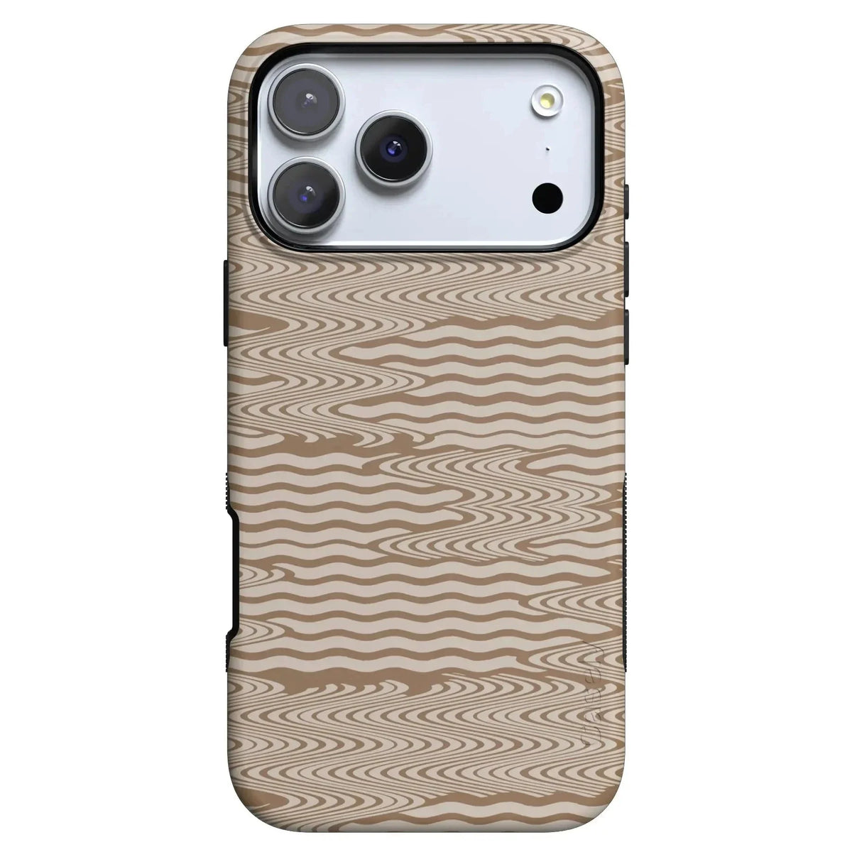 Mocha Ripple | Brown Waves Case