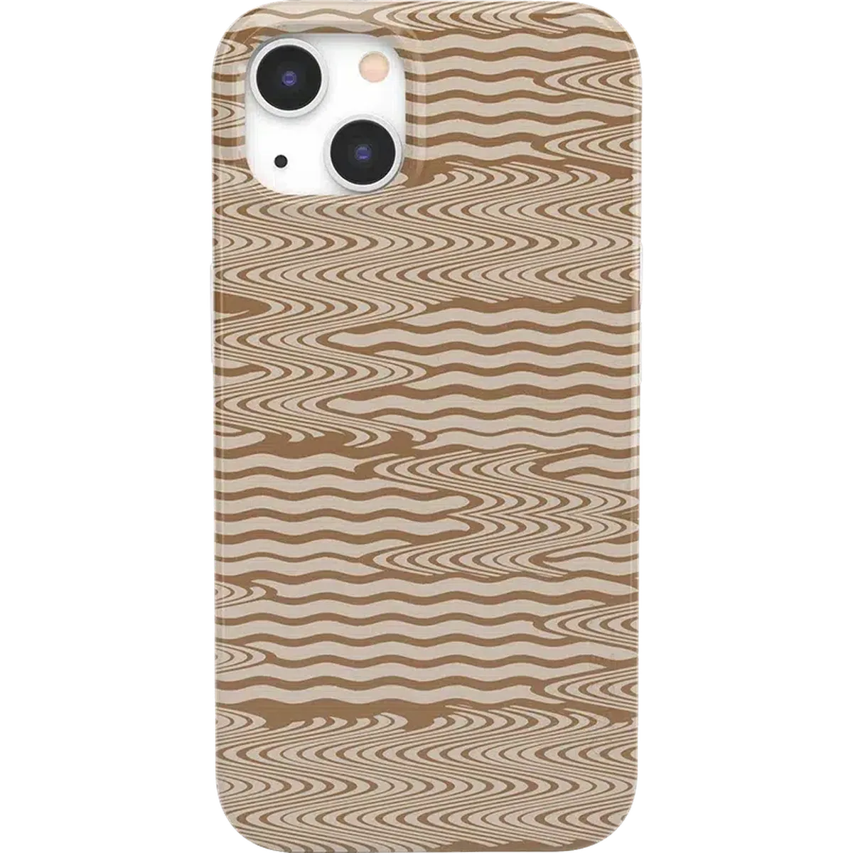 Mocha Ripple | Brown Waves Case